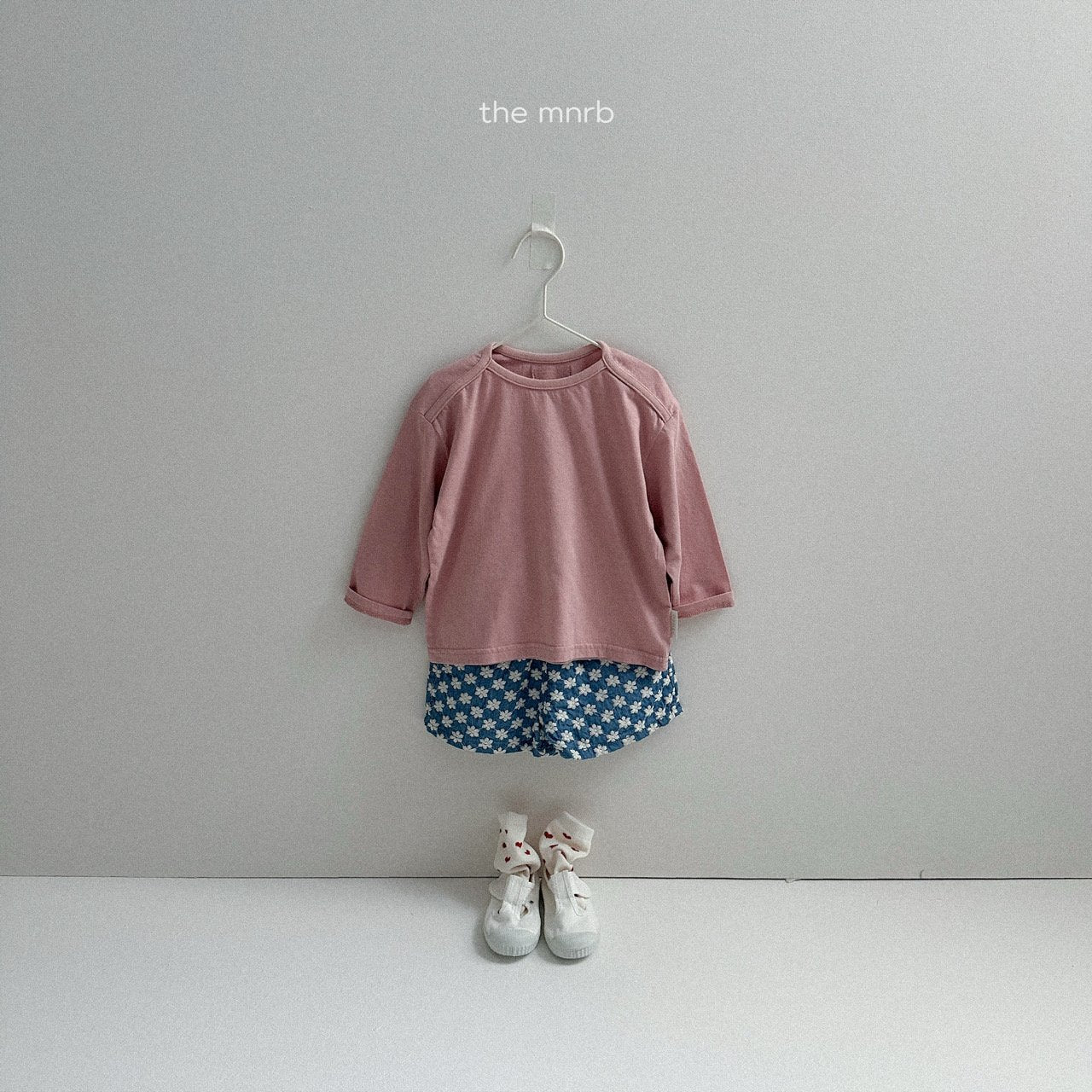 [minirobe] Line-washed tee