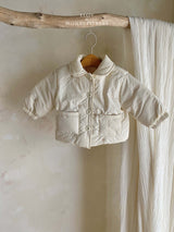 ［Mon petit bebe］Ella embroidery jumper (3oz)