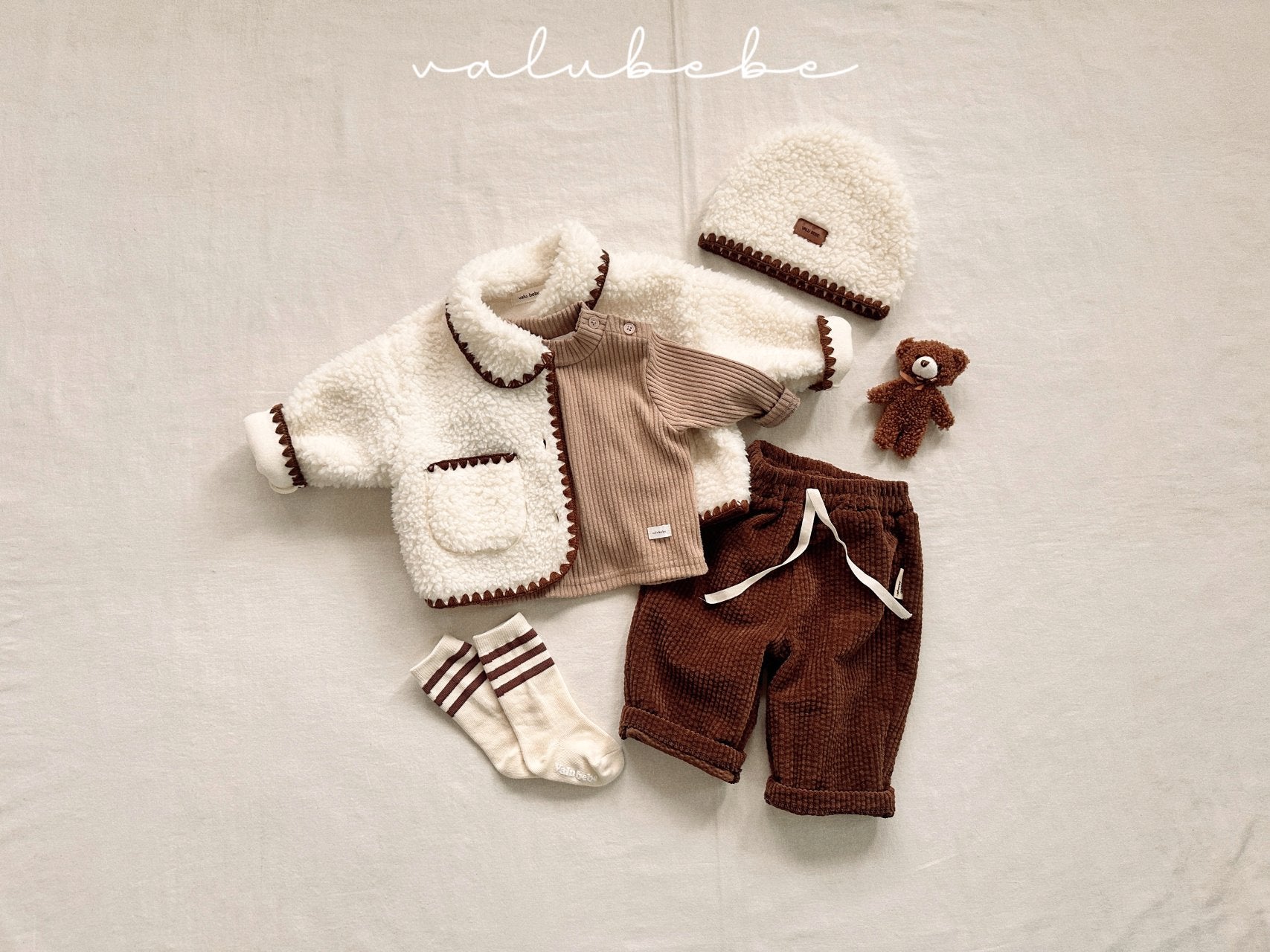 ［valubebe］Mellow boa beanie (baby)