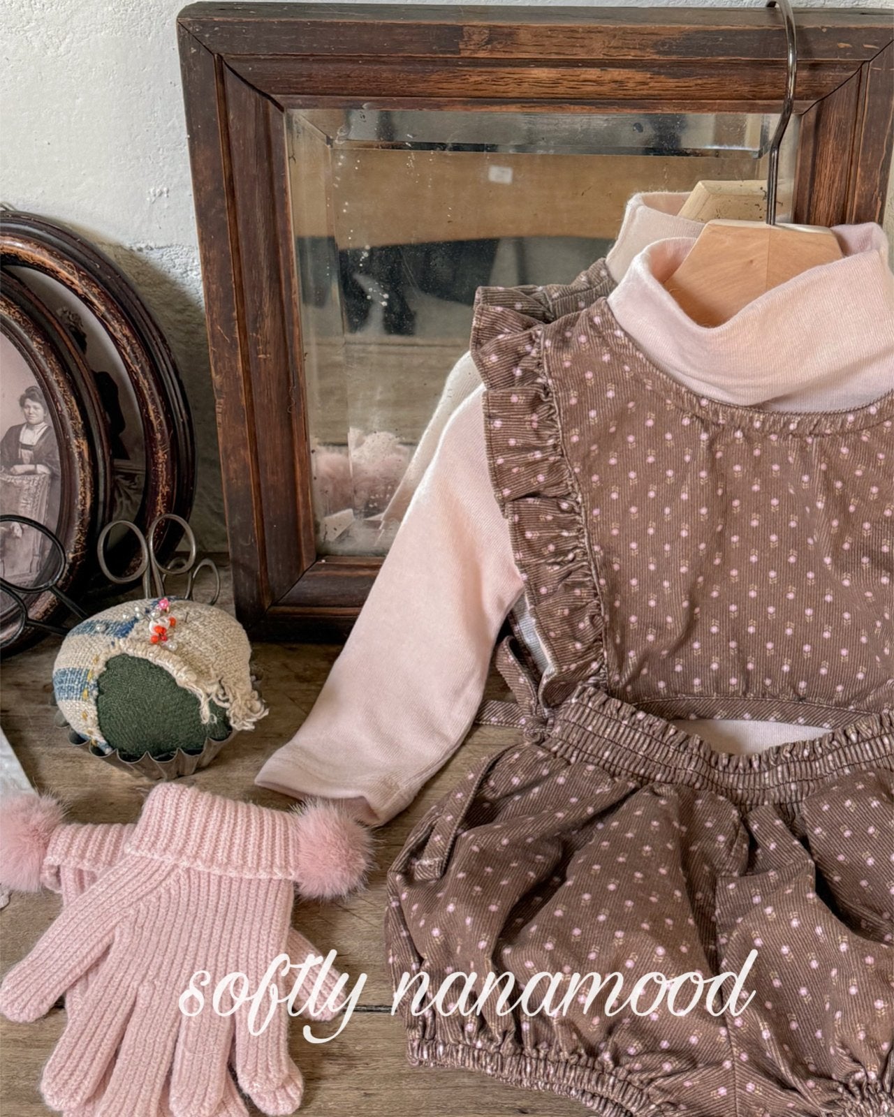 ［nanamood by BANANAJ］Flowly frill set