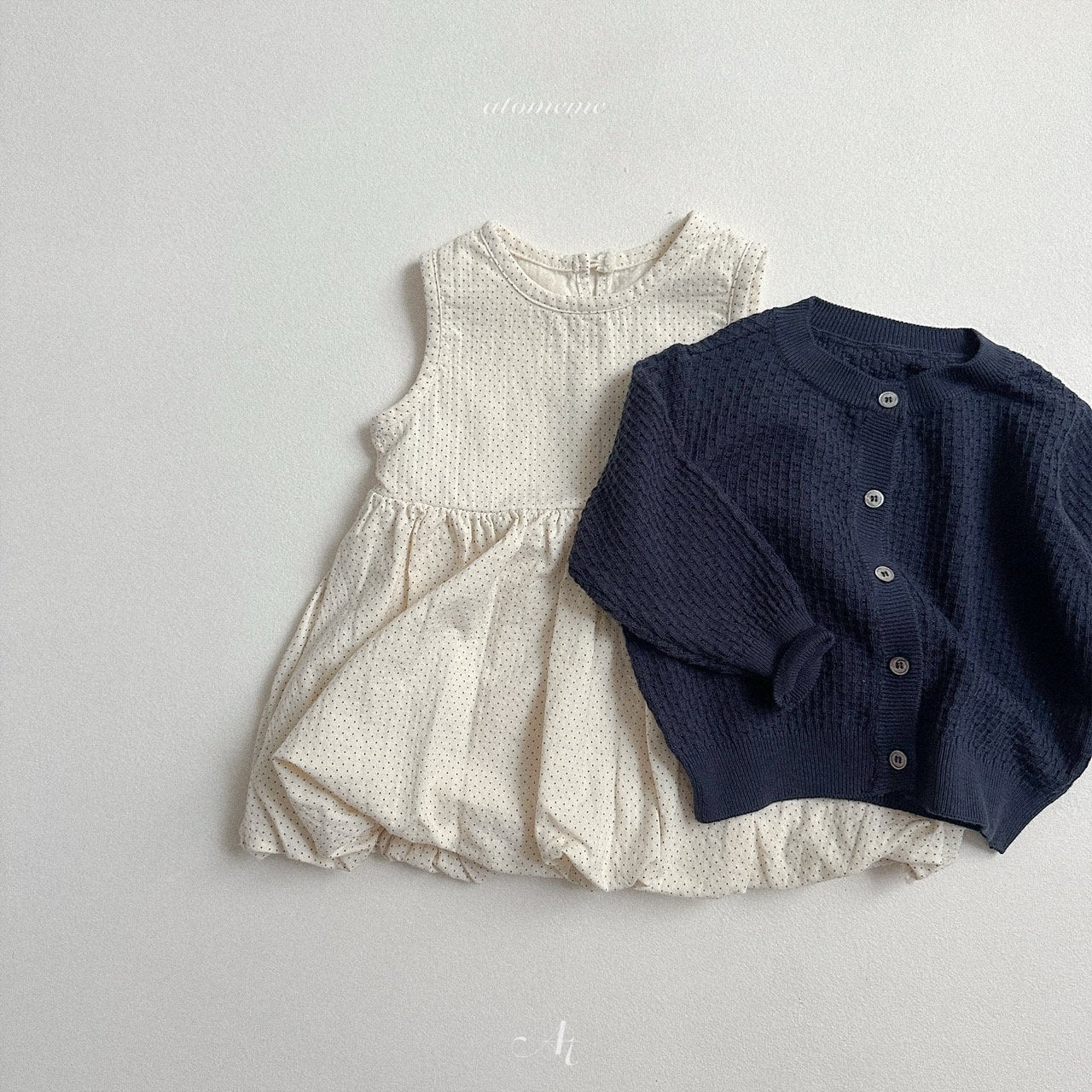 [atomeme] Chestnut knit cardigan
