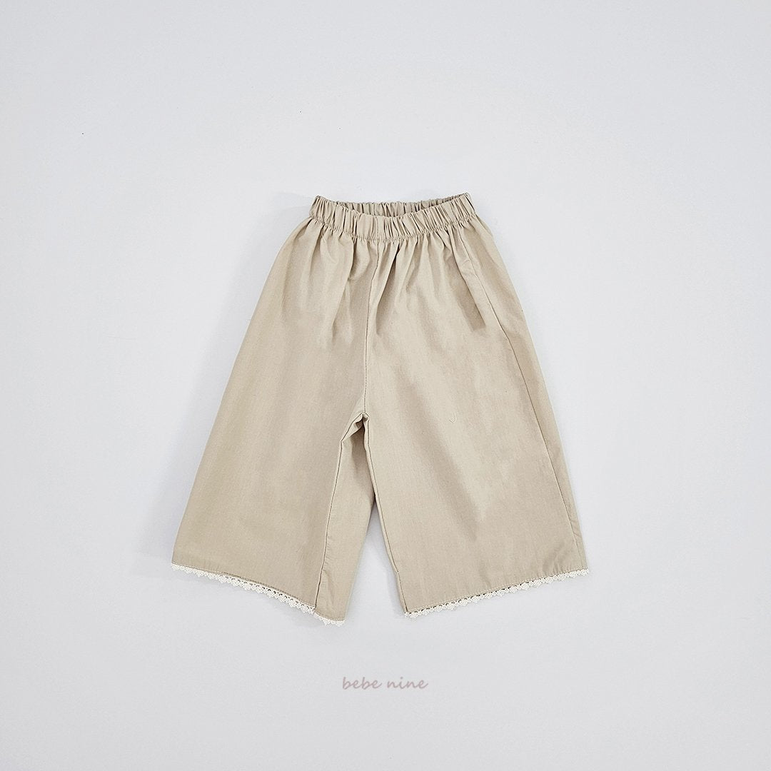 ［bebenine］Clora Lace Pants