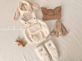 ［valubebe］Bunny fur bonnet (baby)