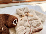 ［valubebe］Merry ribbon boa jacket (baby)