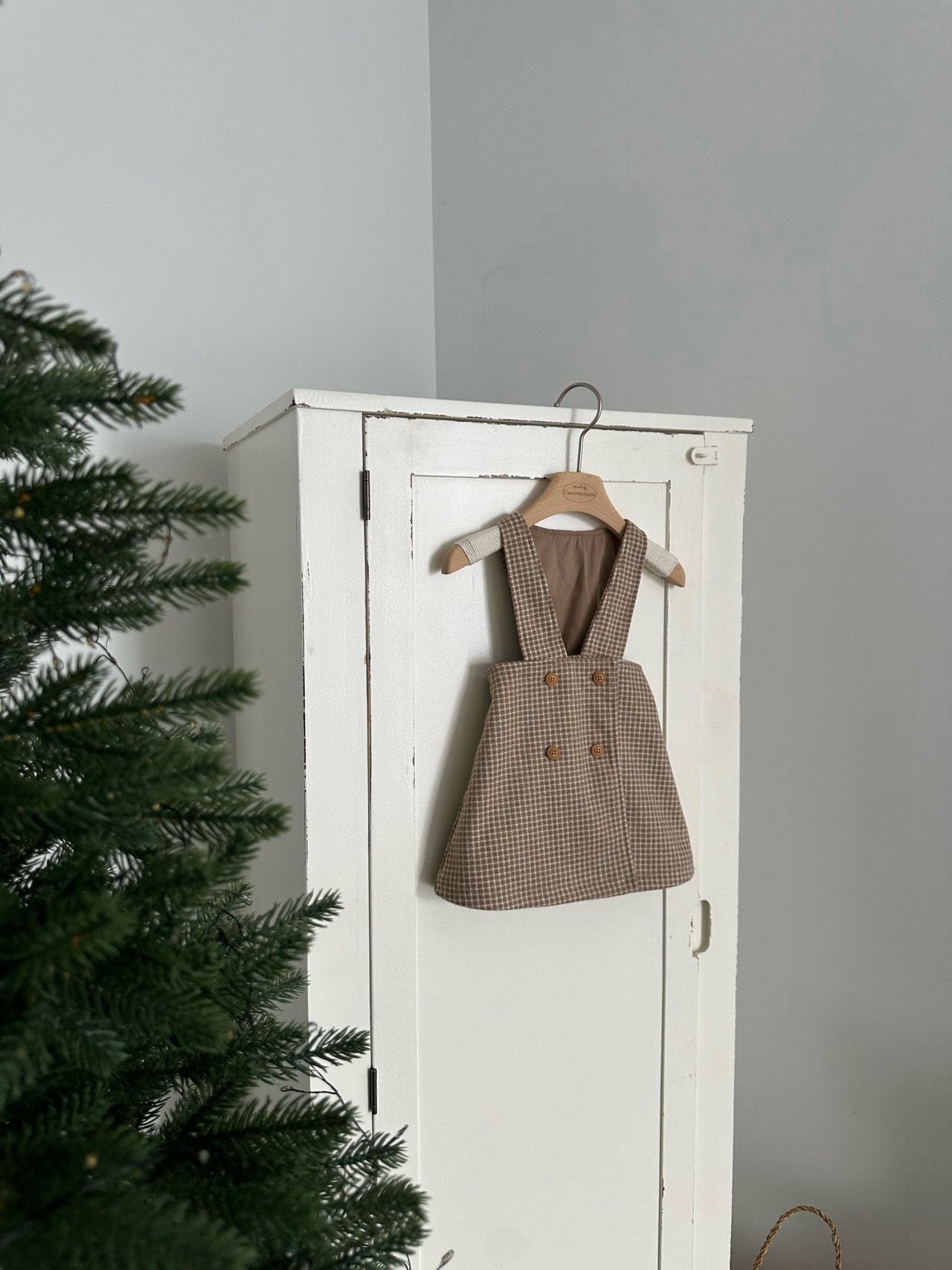 ［monbebe］Window check one-piece