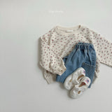 [minirobe] Side denim pants