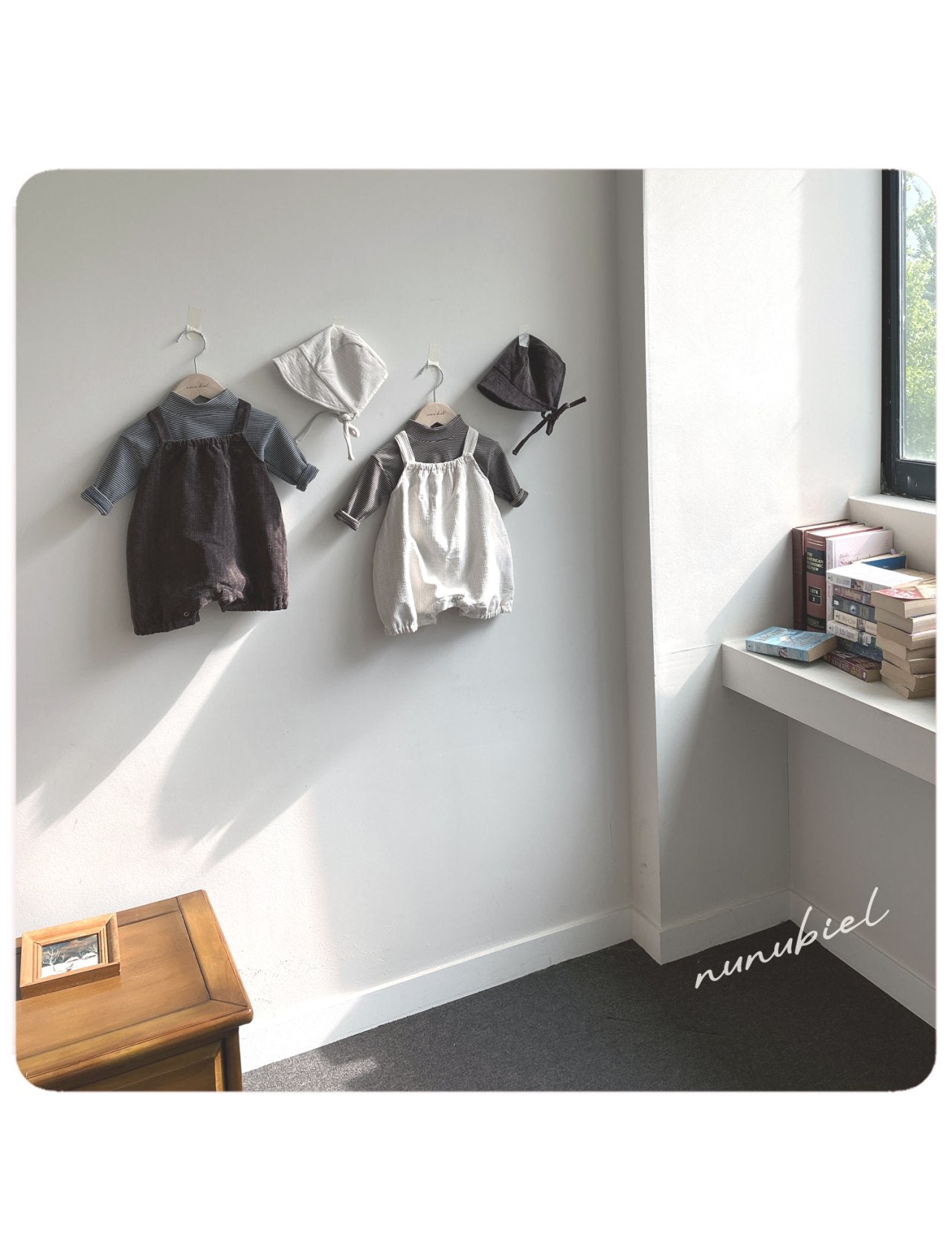 ［nunubiel］Clap romper & bonnet