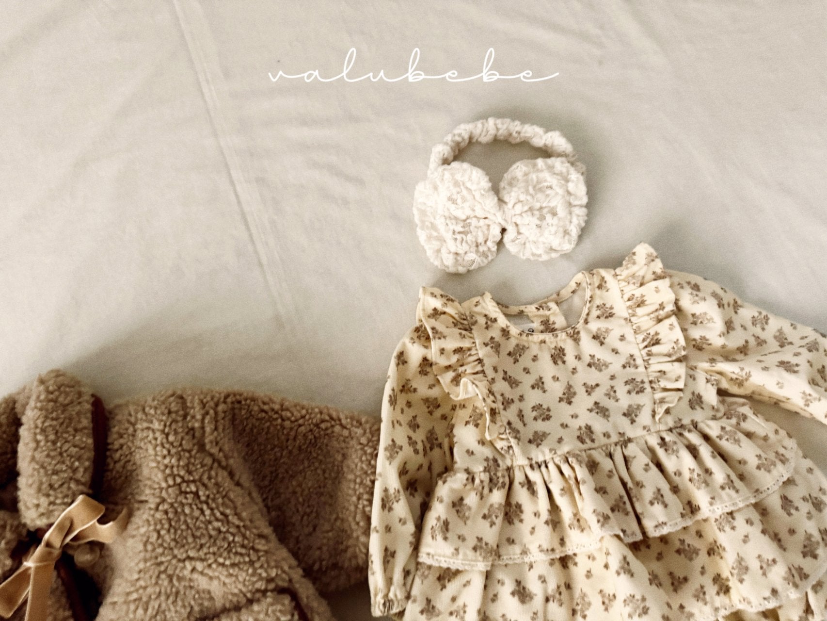 ［valubebe］Boen frill rompers (baby)