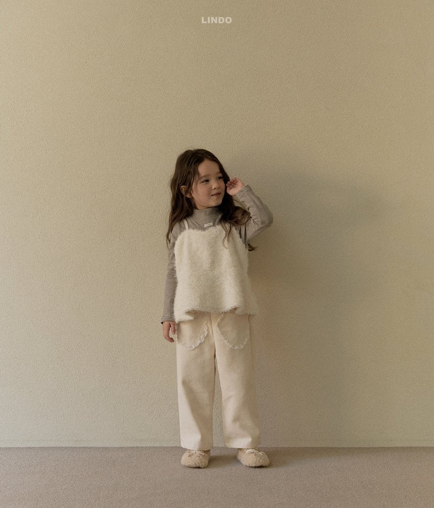 ［LINDO］Pocket heart pants