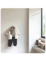 ［nunubiel］Stripe turtleneck tee