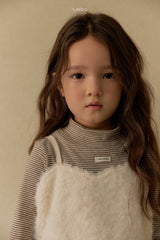 ［LINDO］Stripe turtleneck tops