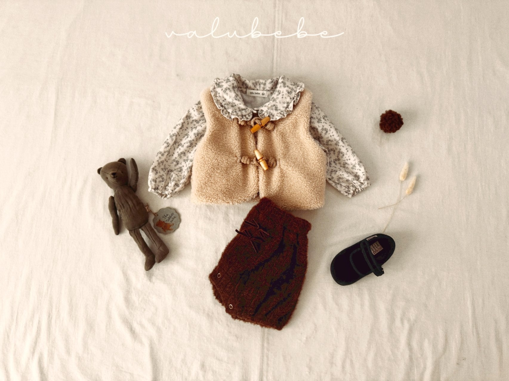 ［valubebe］Rumi collar blouse (baby)