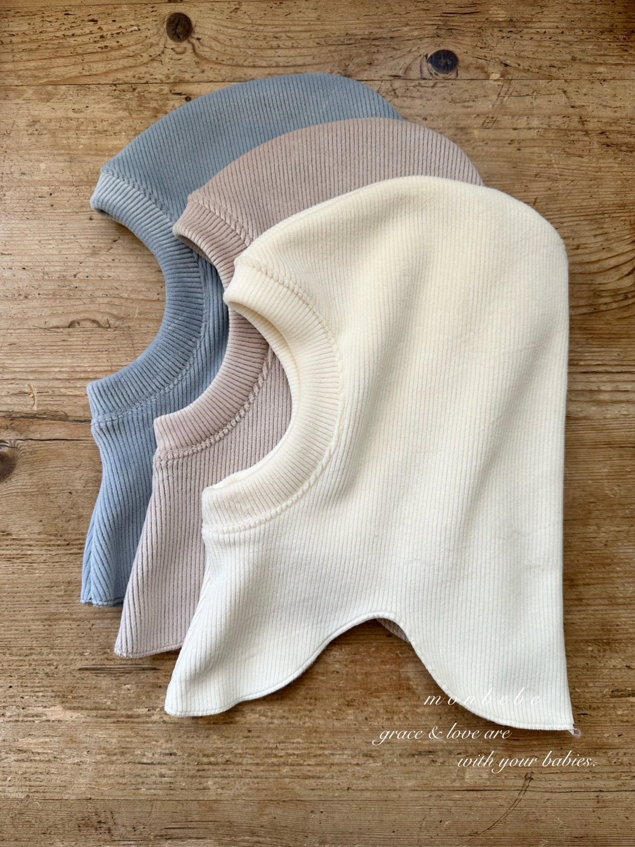 ［monbebe］Winter rib balaclava