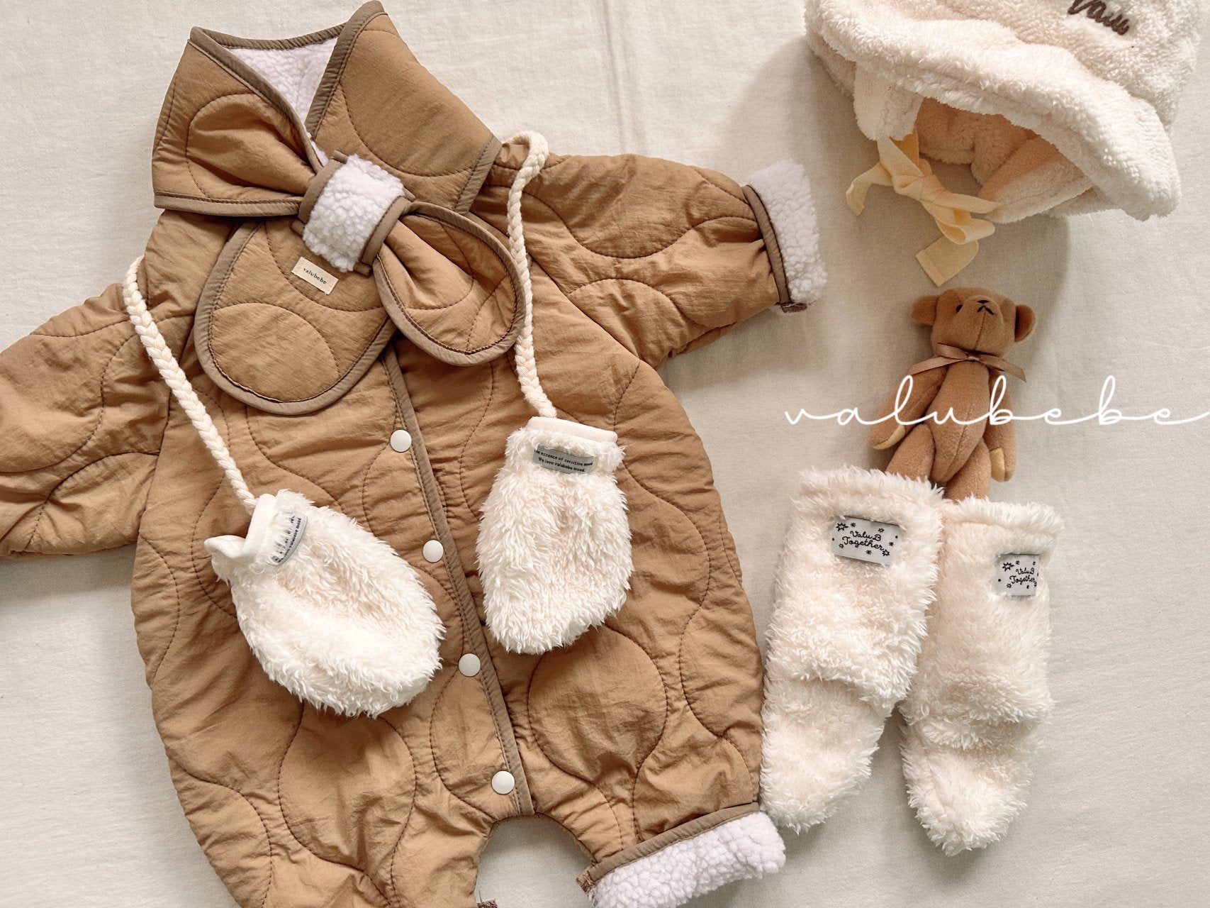［valubebe］Warm boa suit (baby)