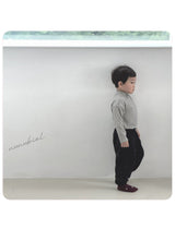 ［nunubiel］Stripe turtleneck tee