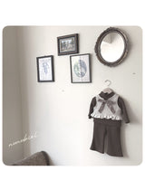 ［nunubiel］Cheese check vest