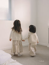 ［MELMEL］Check jogger pants