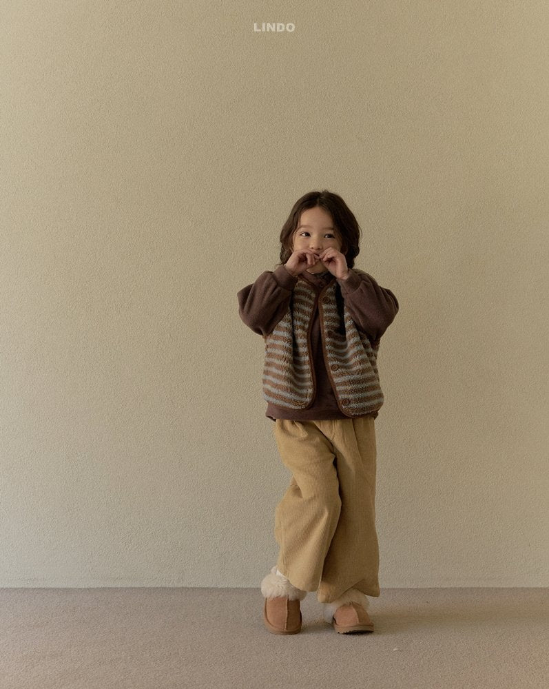 ［LINDO］Salt corduroy pants