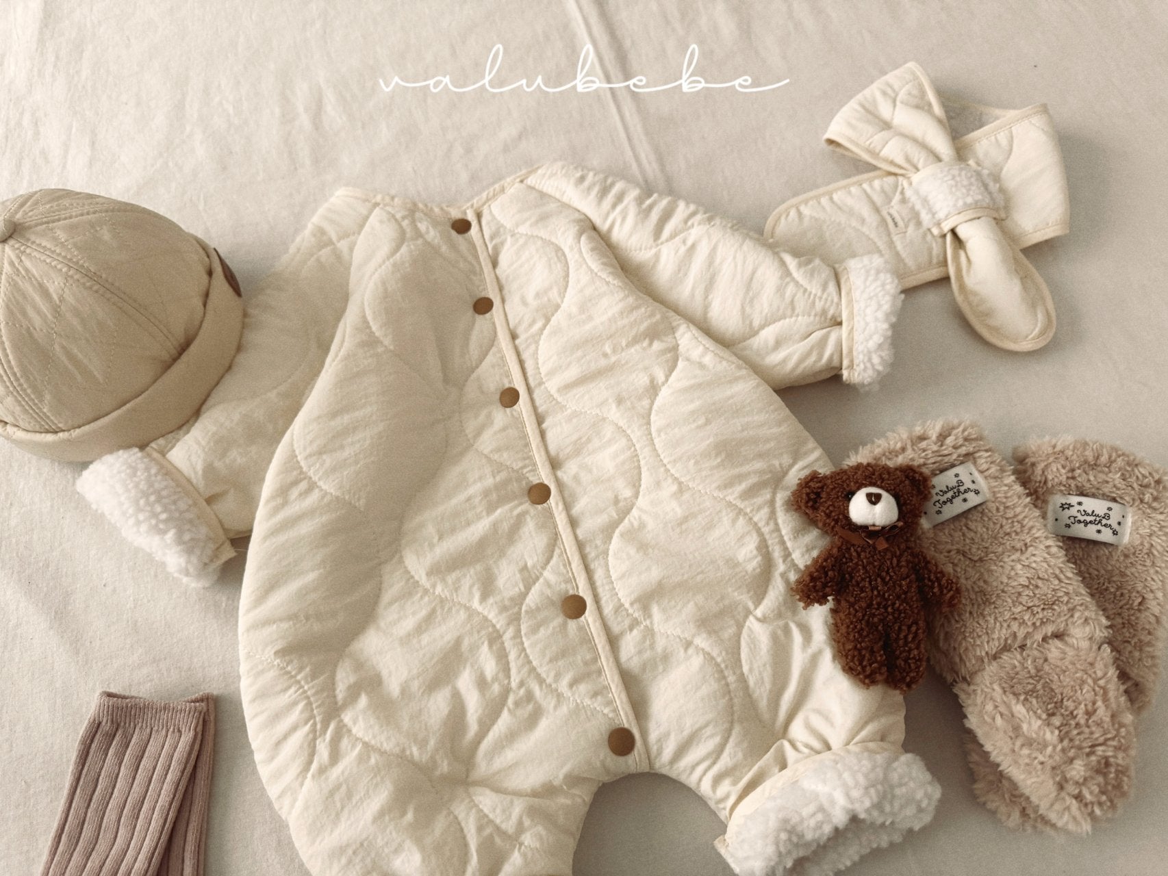 ［valubebe］Warm boa suit (baby)