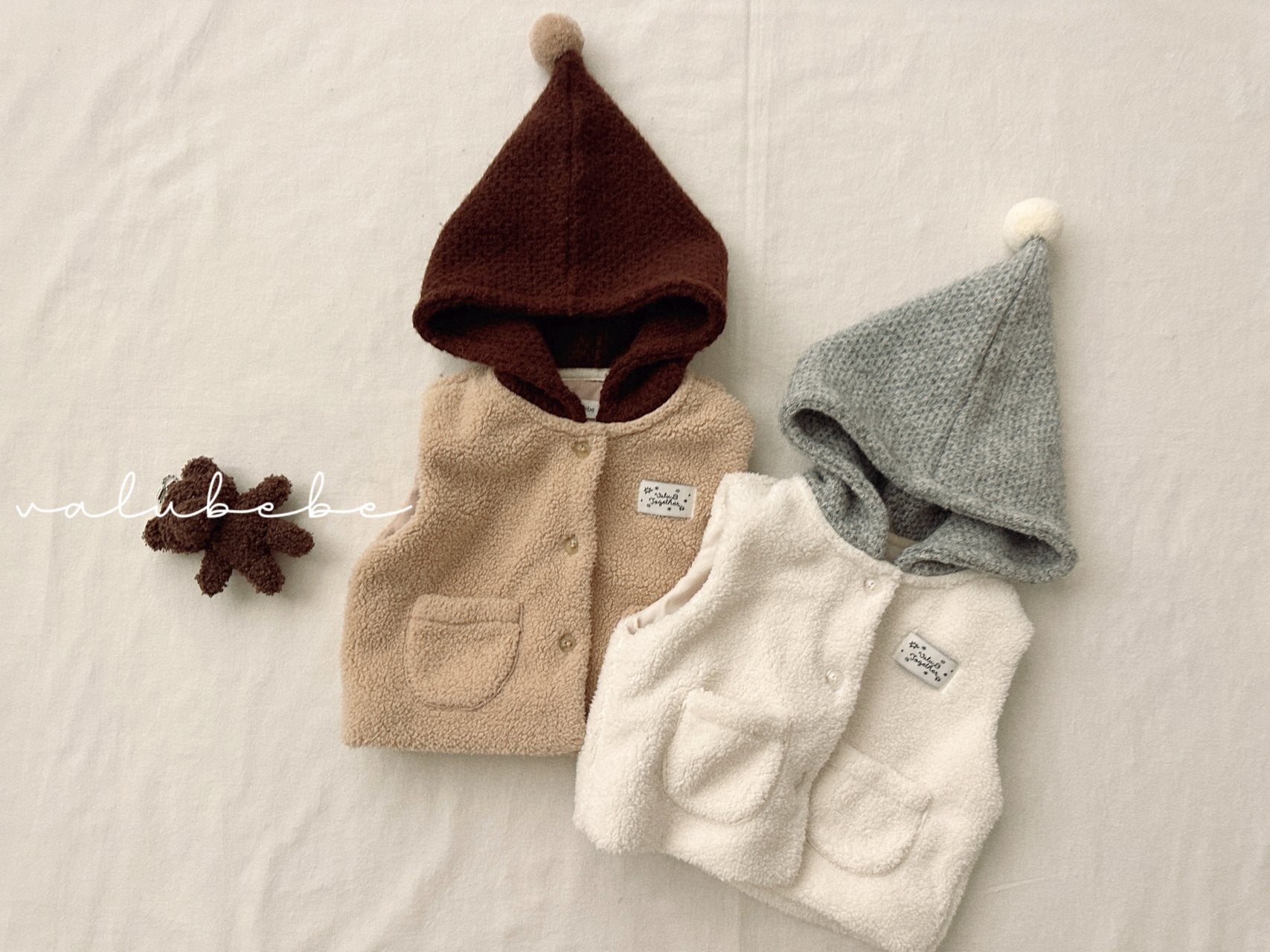 ［valubebe］Pompom food boa vest (baby)