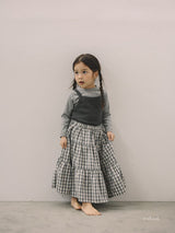 ［MELMEL］Tiered long skirt