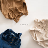 ［anggo］Cheese overall rompers