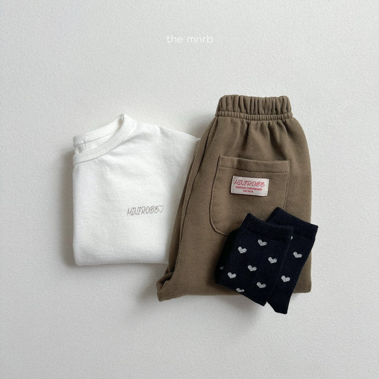 [minirobe] Heart socks 3 piece set