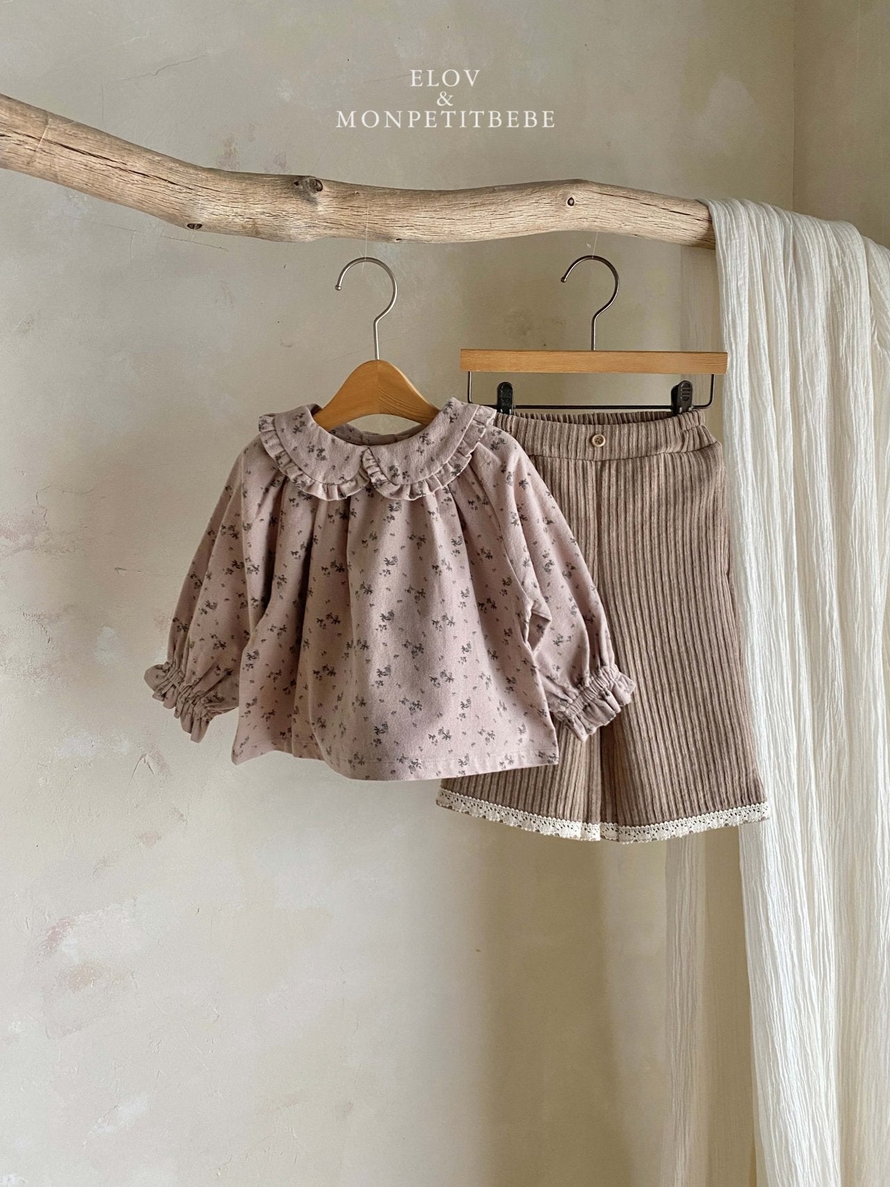 ［Mon petit bebe］Rua frill blouse