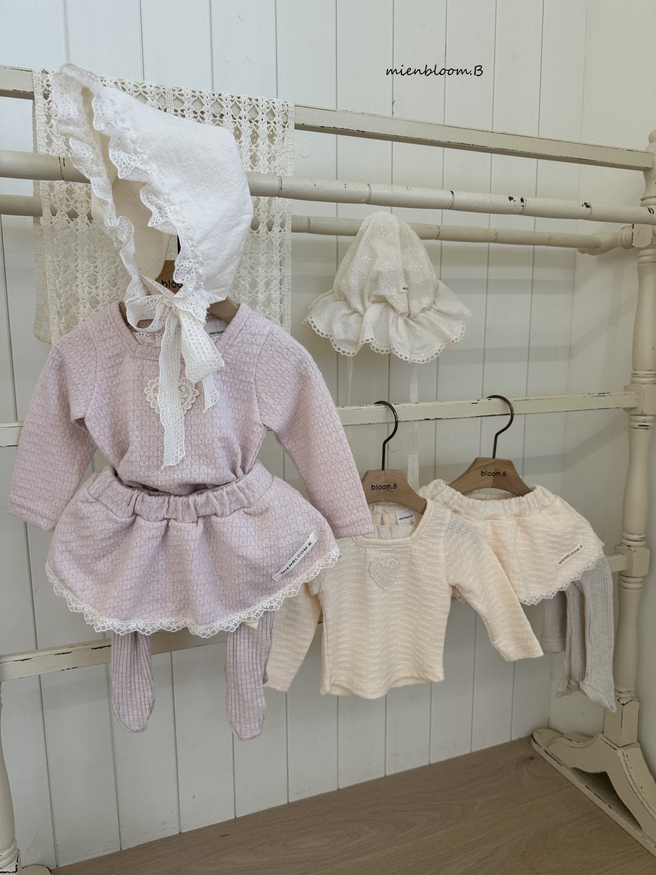 ［mienbloom.B］Rib bebe tights (baby)