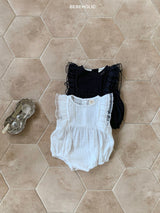 ［bebe holic］Peony lace wing rompers