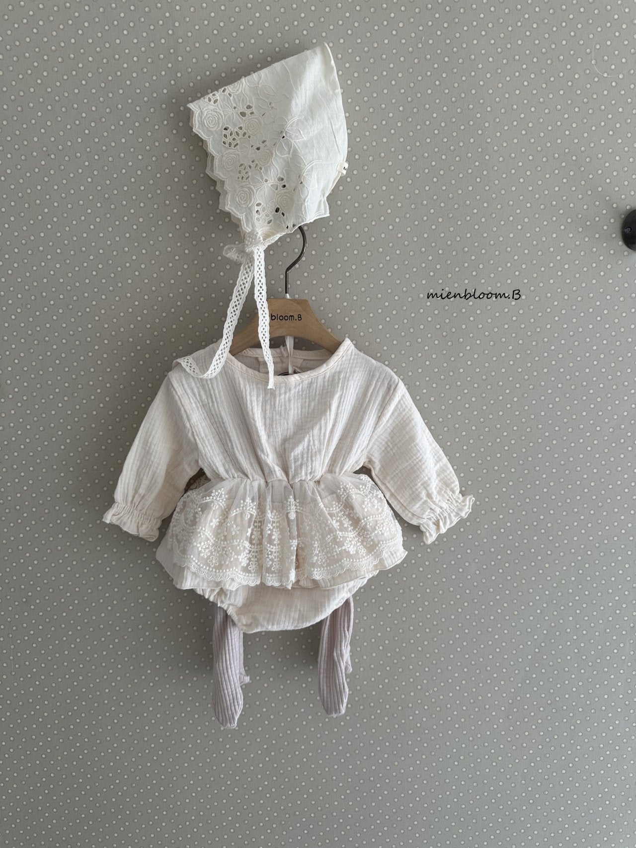 ［mienbloom.B］Lace cancan suit (baby)