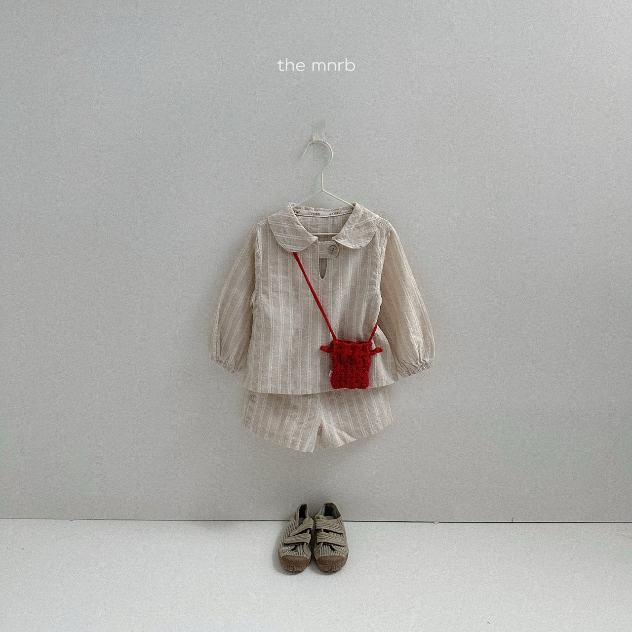 [minirobe] Toto check blouse