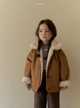 ［LINDO］Creamy mouton jacket