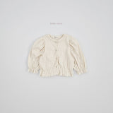 ［bebenine］Edel Frill Cardigan