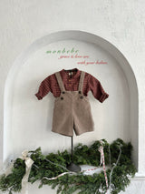 ［monbebe］Merry check shirt