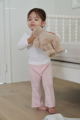 ［bebenine］Black Pink Flare Pants