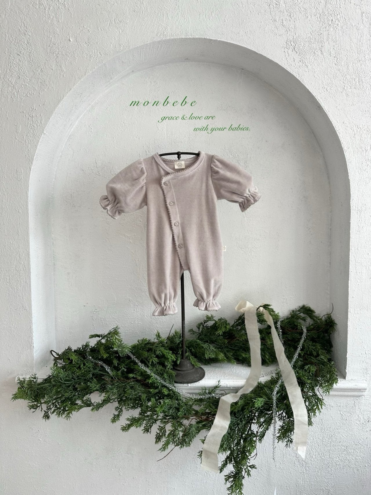 ［monbebe］Bling glow rompers