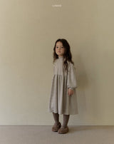 ［LINDO］Stripe turtleneck one-piece