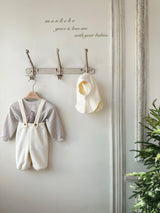 ［monbebe］Winter rib suspender pants