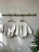 ［monbebe］Meow rompers