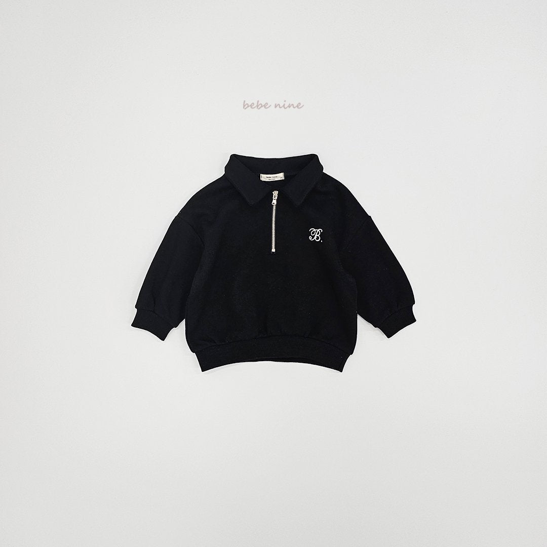 ［bebenine］Nine Zip-Up Sweatshirt