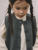 ［MELMEL］Knit vest