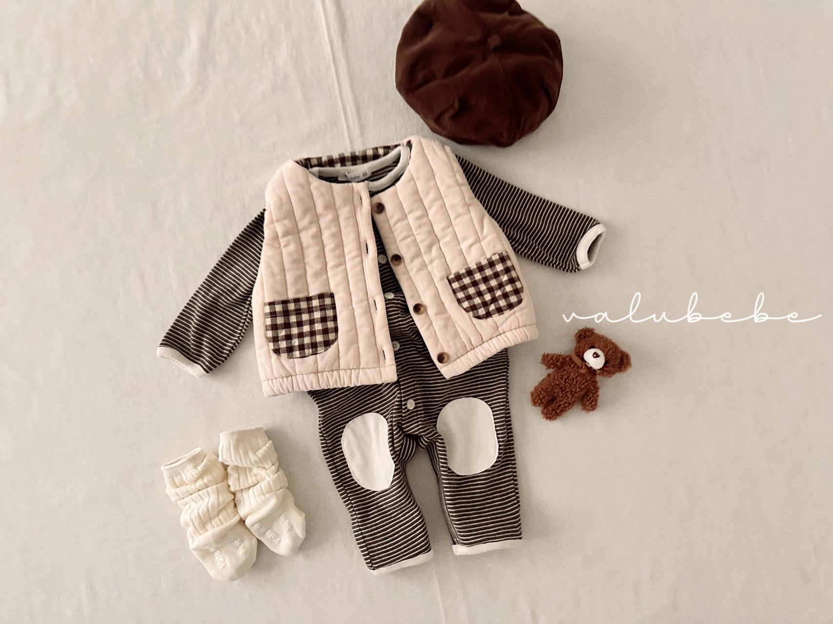 ［valubebe］Mare quilting vest (baby & kids)