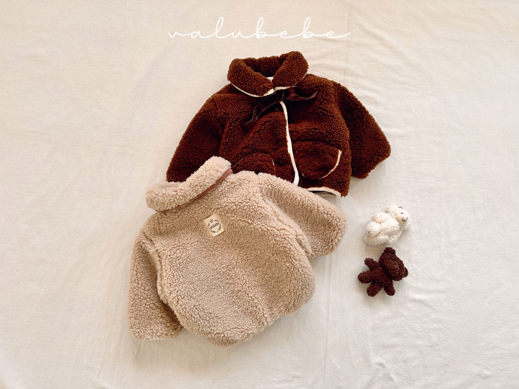 ［valubebe］Merry ribbon boa jacket (baby)