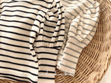 ［valubebe］Ella stripe puff tops