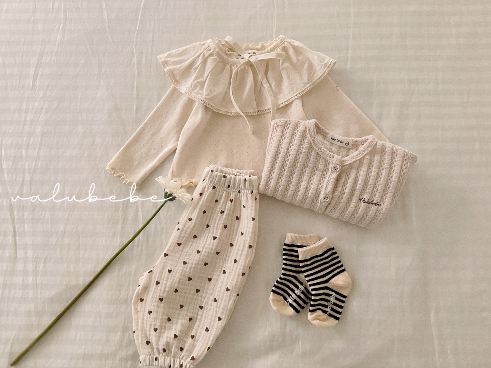 ［valubebe］Embossing pants