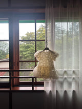 ［monbebe］Blanc shasha one-piece