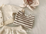［valubebe］Soft stripe tops (baby & kids)
