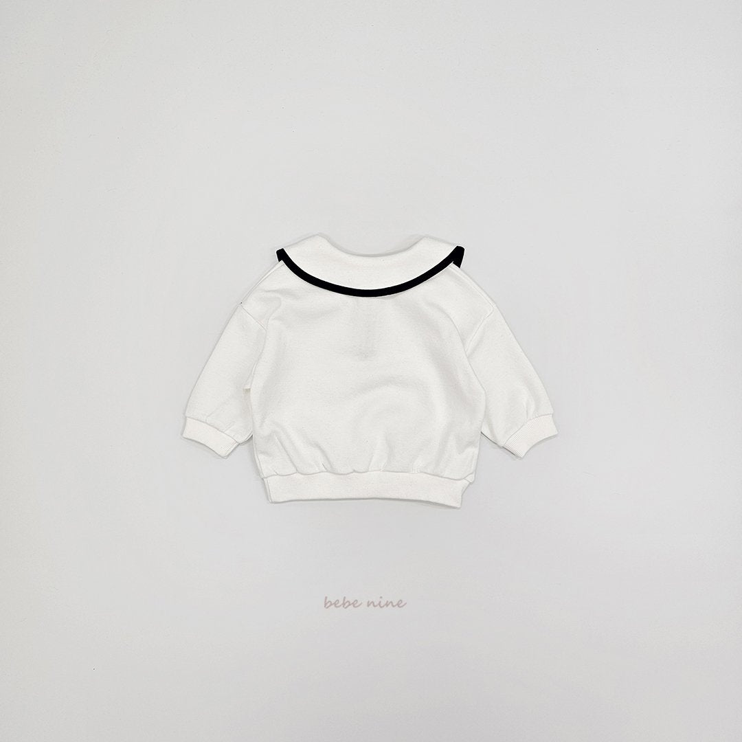 ［bebenine］Milk Zip-Up Sweatshirt