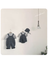 ［nunubiel］Corduroy rompers & bonnet